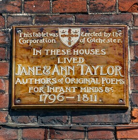 Jane & Ann Taylor's House: Authors of Twinkle Twinkle Little Star